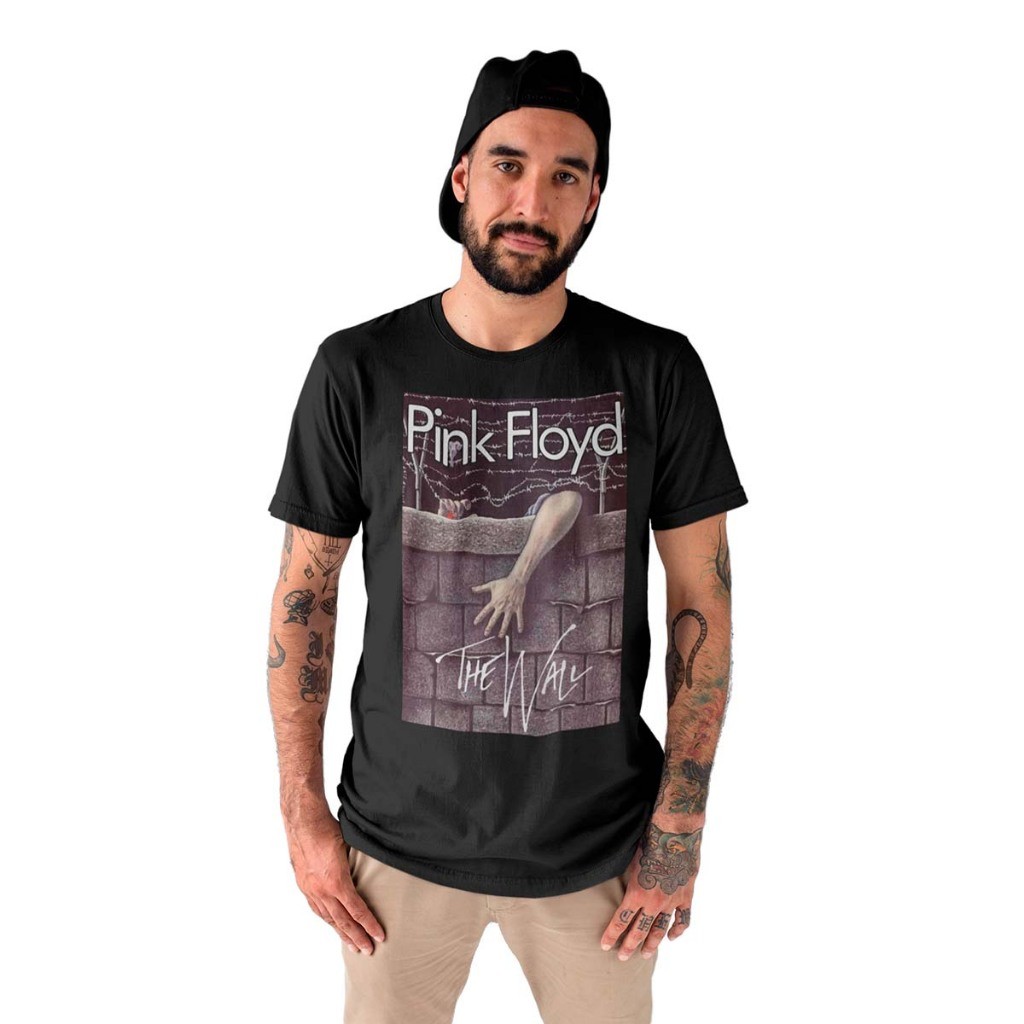 Camiseta Rock Punk Pink Floyd Pink Floyd The Wall MD3 Algodão Premium Unissex