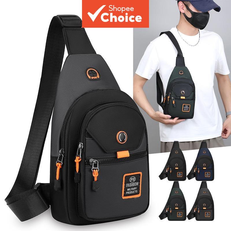 Bolsa Tipo Estilingue Multifuncional Masculina , Grande Capacidade , Pacote De Cintura No Peito , Esporte Ao Ar Livre ,