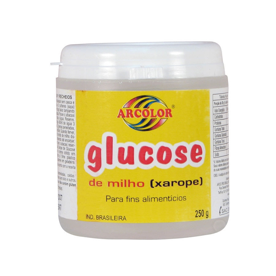 Glucose De Milho Xarope 250g Arcolor em Oferta na Shopee