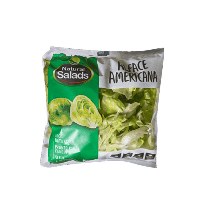 Alface americana fatiada Natural Salads 200g