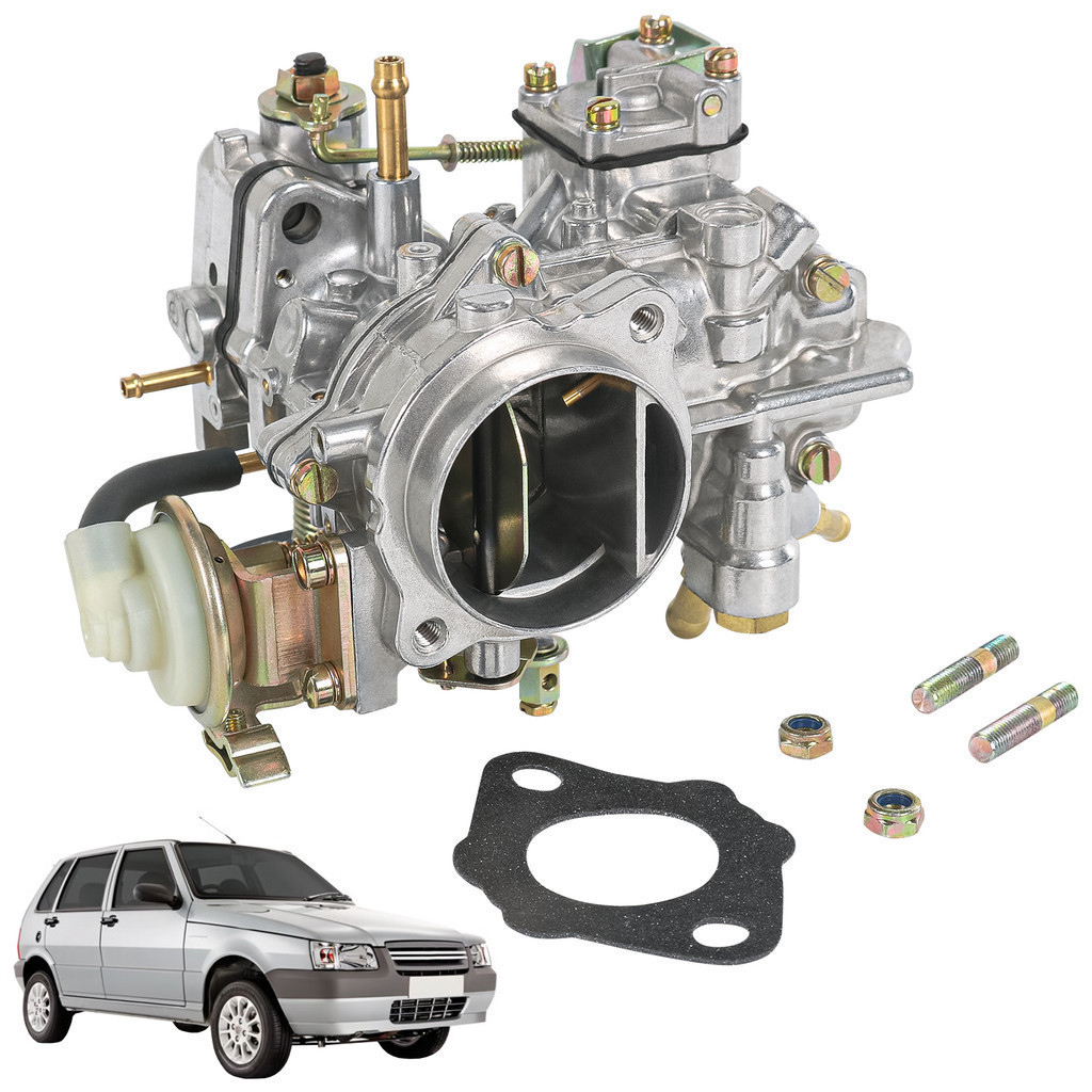 Carburador Uno Mille Fiorino 1.0 93 até 96  Moderno Com Retorno Simples Gasolina em Oferta na Shopee