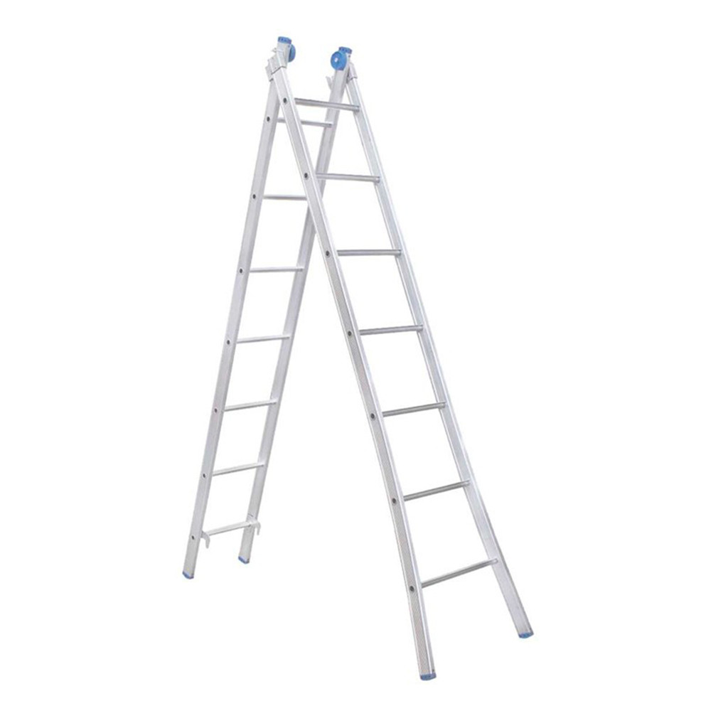 Escada de Alumínio Extensiva Articulada 2x7 Degraus EEA7 Alumasa