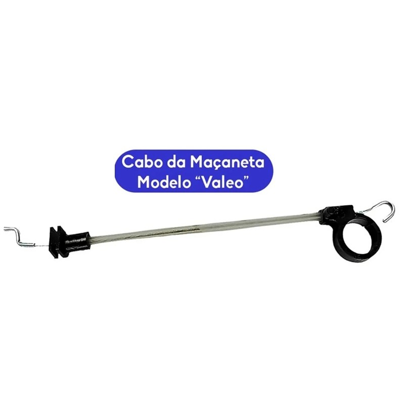 Cabo Fechadura Macaneta Porta Traseira Gol Parati G2 G3 Para Fechadura Modelo Valeo S — imagem 2 de 2