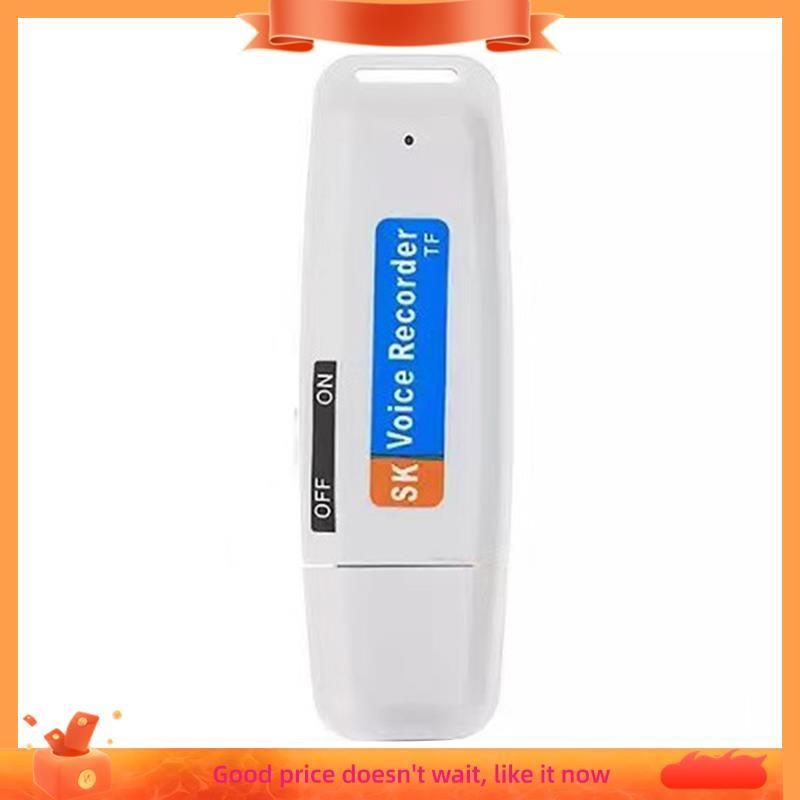 Gravador De Voz De Áudio Digital Portátil Recarregável U-Disk USB Mini Ativado Por Ditafone