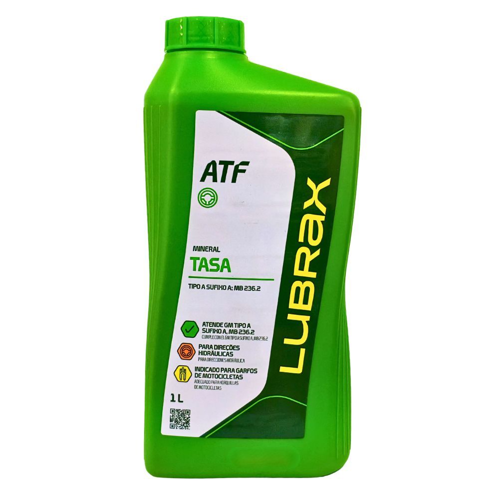 Óleo Lubrificante Mineral Lubrax ATF Tipo A Sufixo A Direção Hidráulica Garfo de Moto - 1 Litro