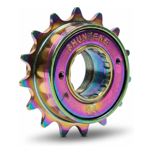 Catraca Roda Livre 14 Dentes Bicicleta Bmx Camaleão Esferada Rainbow 14 - Rainbow
