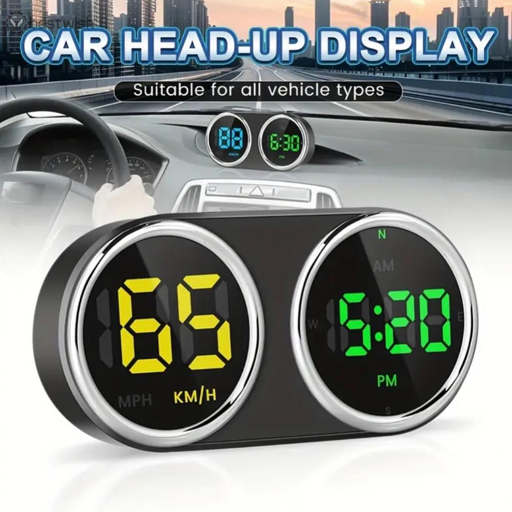 Painel GPS Velocímetro Head Up Display Medidor De Velocidade Digital Com Alarme KMH MPH