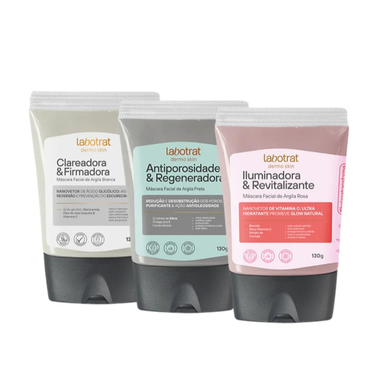 Máscara Facial Argila Dermo Skin 130g - Labotrat