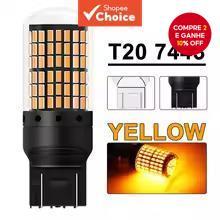 TCYATO 1PC Super Brilhante Canbus 144 LED Lâmpada Para Carro-1156 P21W T20 7440 7443 1157 Sinal Reverso De Freio