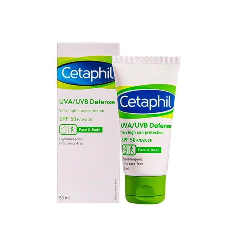 Cetaphil Protetor Solar Facial Fps50 Anti-Ultravioleta Natural Hidratante Isolamento Refrescante À Prova D'água Sweatpro