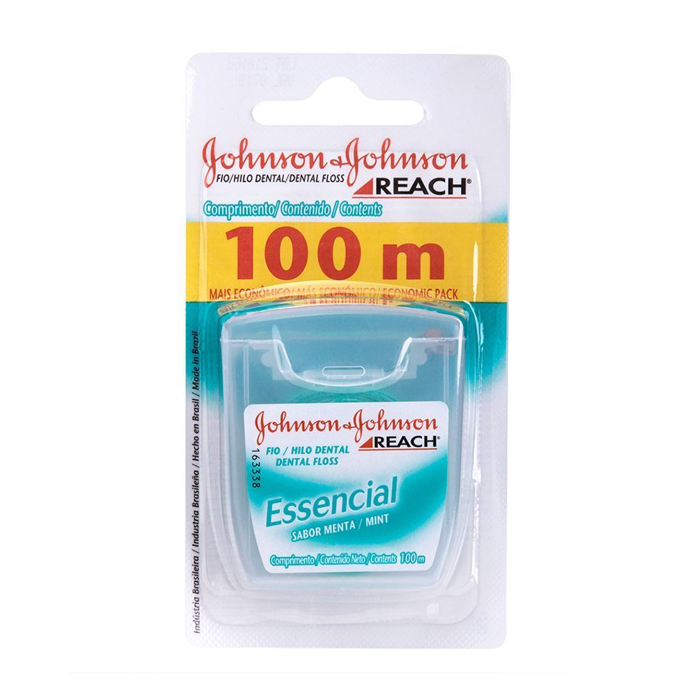 Detalhes do Fio Dental Reach Johnson's Essencial Menta 100m