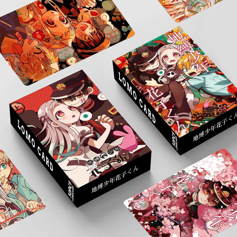 Anime Yugi Amane Hanako-kun Lomo Card Impressão Em Cores De Dupla Face Cartão Fotográfico 30pcs/Caixa