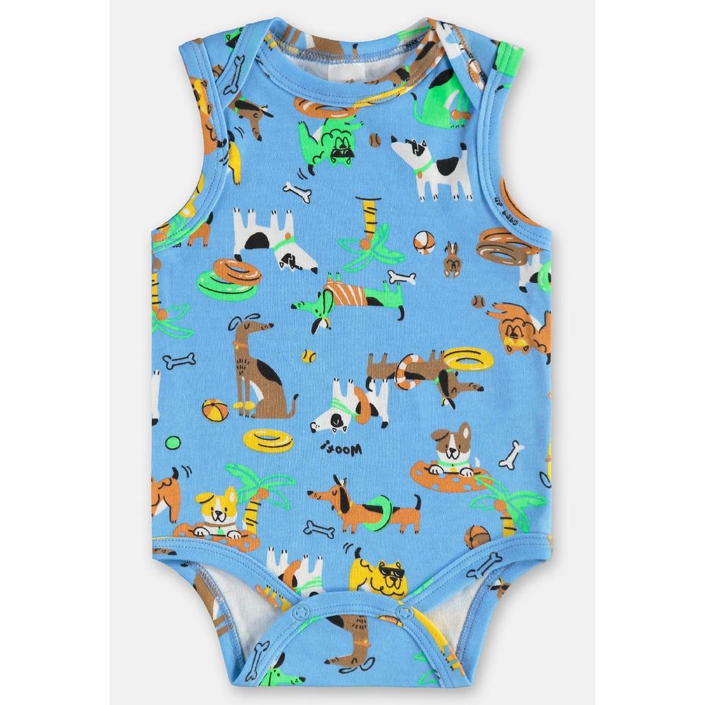 Body Regata Bebê Menino Suedine Up Baby em Oferta na Shopee