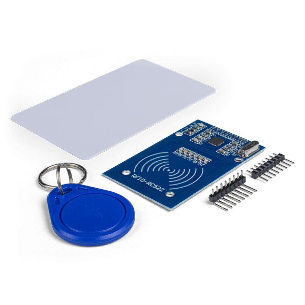 Kit RFID RC522 Leitor + Cartão + Chaveiro Tag Mifare 13.56MHz Arduino ESP32 ESP8266