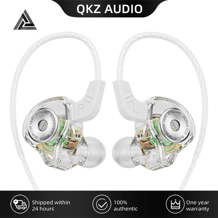 Fone De Ouvido Qkz Ak6 Ultra Gamer Músico Com Mic E Case TECNO SHOP BR