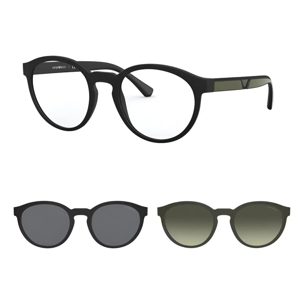 Óculos Emporio Armani Armação De Grau Clipon Ea4152 Original