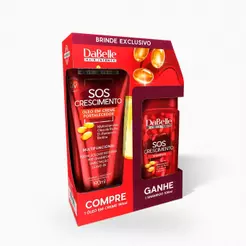 Óleo em Creme SOS Crescimento 190ml GANHE Mini Shampoo 100ml - Dabelle Hair