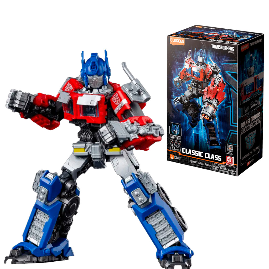 Boneco Blokees Transformers Classic Class Optimus Prime
