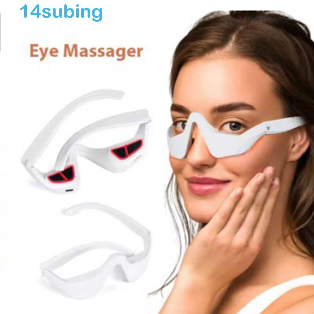 SUBING Massageador De Olhos , Terapia De Luz Vermelha , Cuidados Com Os Antienvelhecimento | Elétrico De Linha Fina Suav