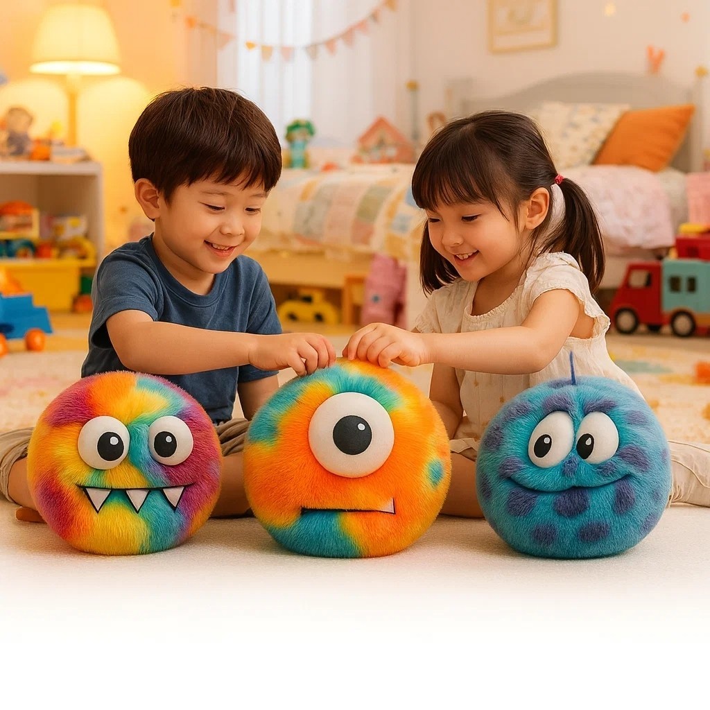 Pelúcia Bola Inflável Malucos Brinquedo Apertar Esticar Colorido  Presente Criança Antiestresse Achadinhos Shopee