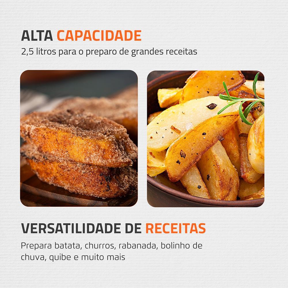 Fritadeira Elétrica Mondial Big Fry 2,5L FT-07 · foto 2