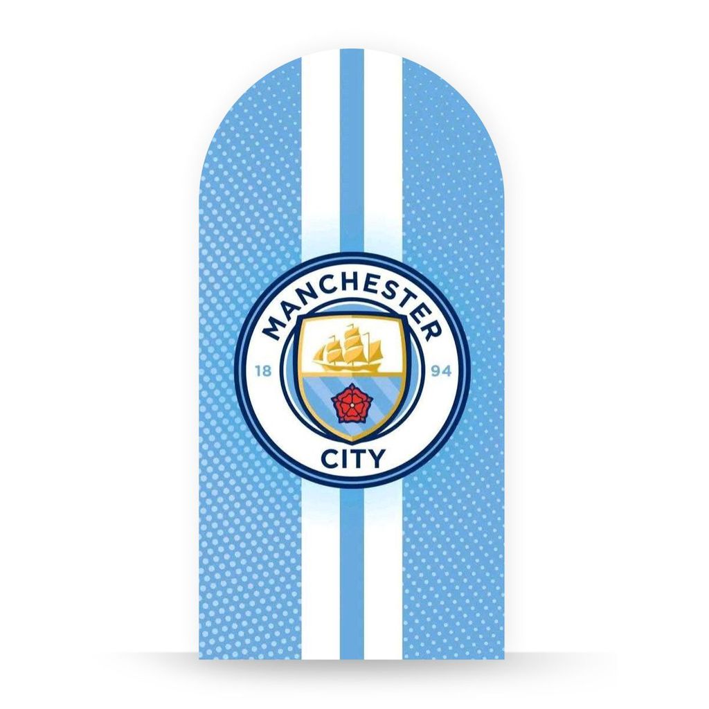 Painel Romano Manchester City Tema Futebol Sublimado
