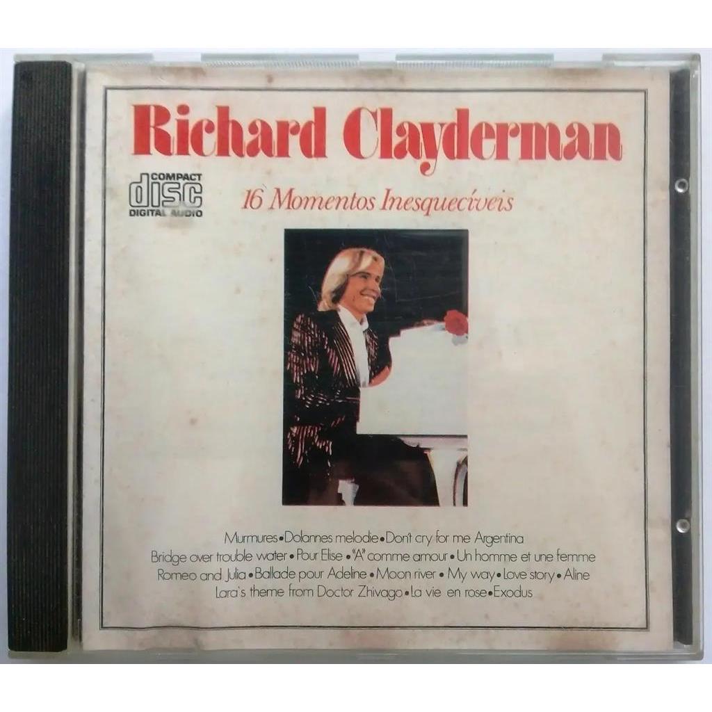 CD Richard Clayderman Richard Clayderman: 16 Momentos Inesquecíveis