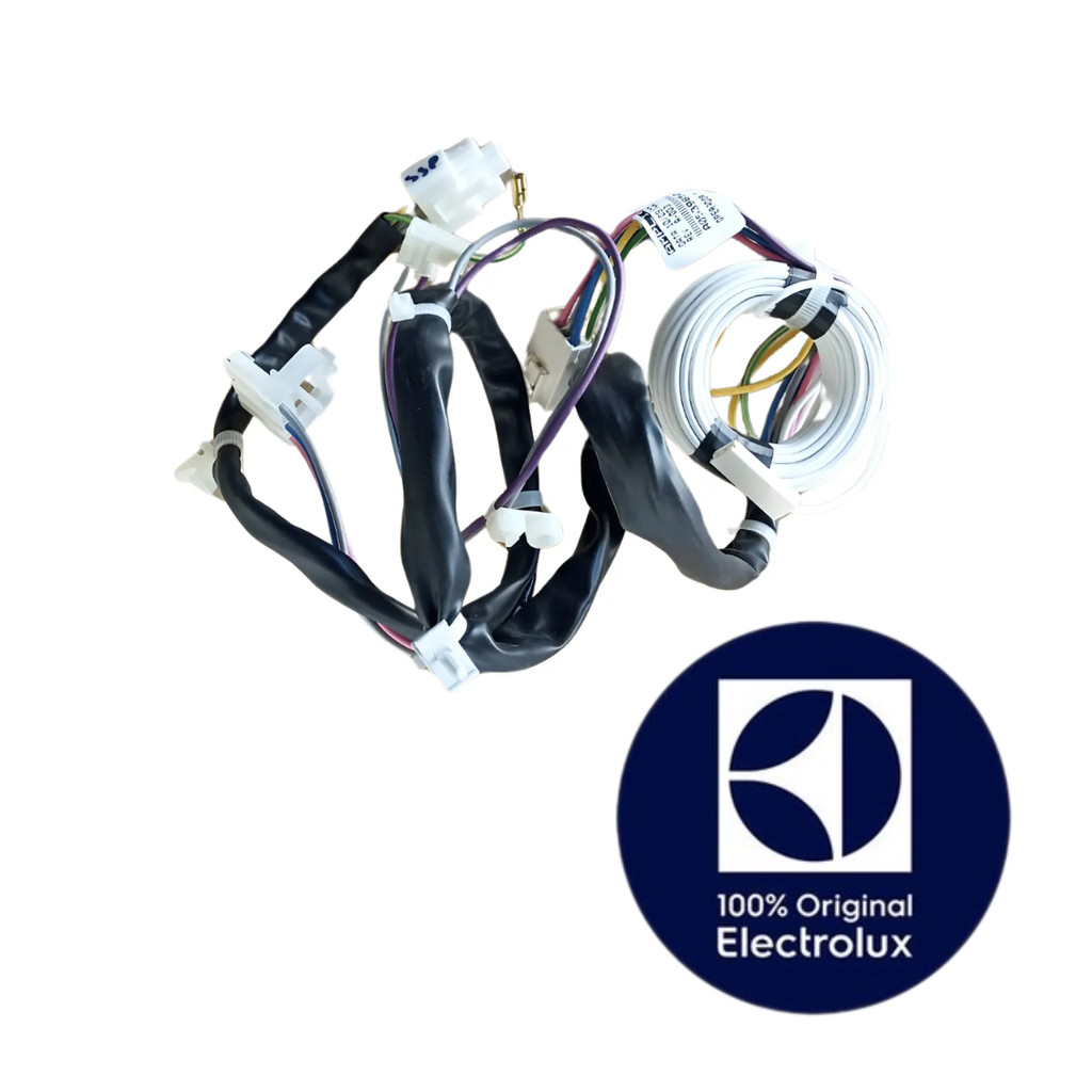 CHICOTE REDE ELÉTRICA INFERIOR PARA LAVADORA ELECTROLUX ORIGINAL - LES13 – LT13B .