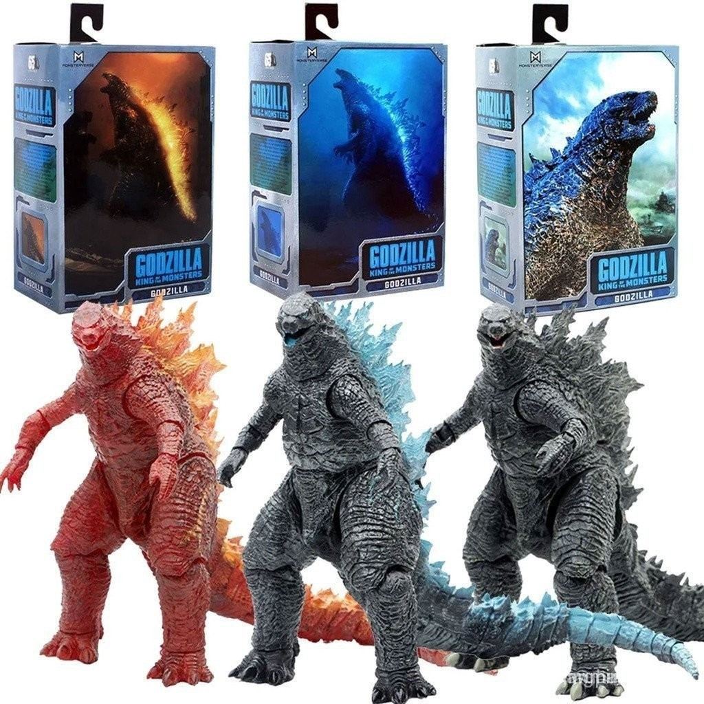 Godzilla vs . King Kong Modelo Brinquedo Móvel Figura Neca Filme Shm Monster Jato Nuclear