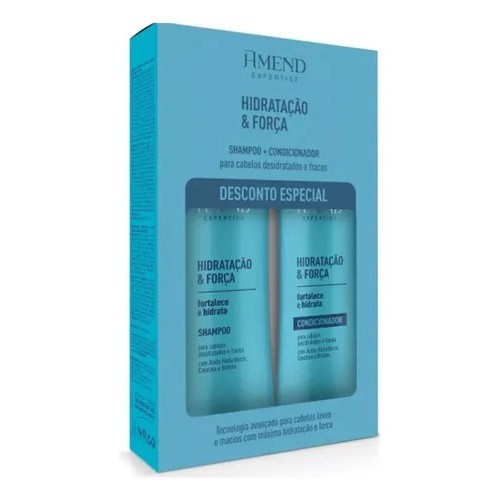 Kit Amend Hidratação & Força Shampoo e Condicionador 500 ml