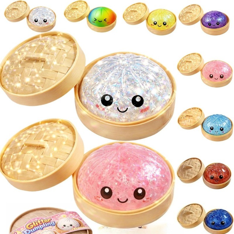 Bola De Estresse De Bolinho Grande Com Vaporizador Colorido