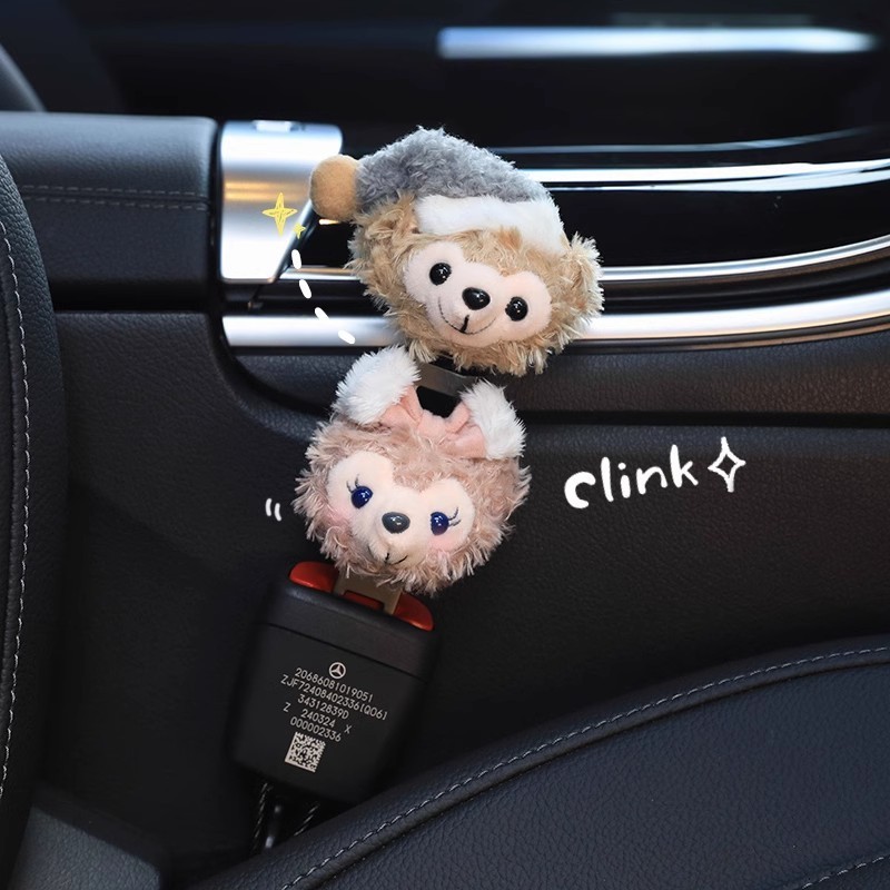 Duffy Shirley rosa cinto de segurança do carro baioneta Plug cinto de segurança traseiro extensão retentor liga produto