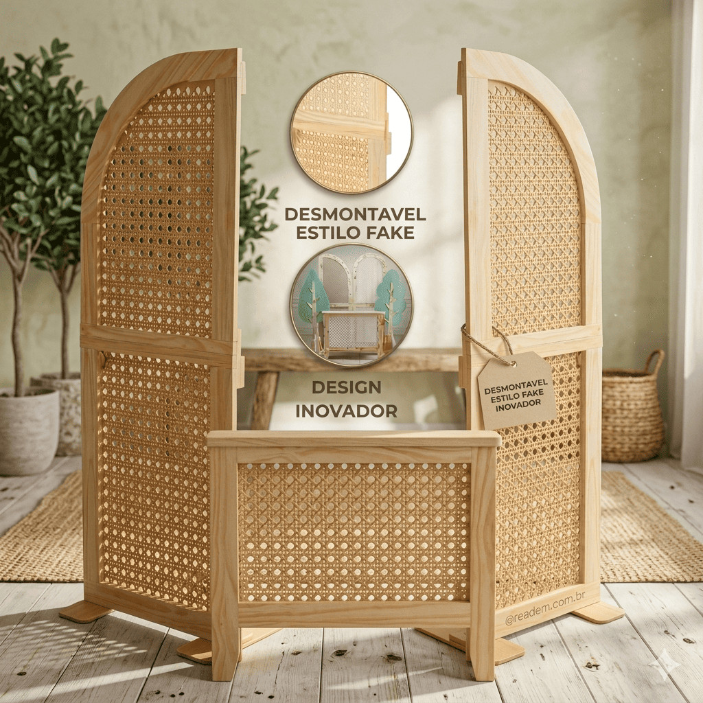 Kit Festa Provençal Painéis Mesa Estilo Palha em MDF Decorativos para Festas e Eventos