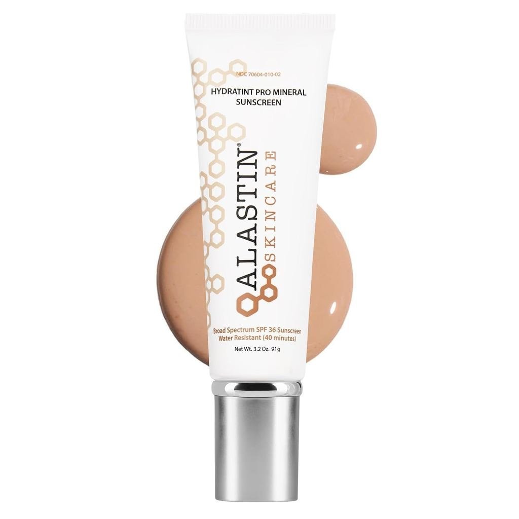 ALASTIN care HydraTint Pro Protetor Solar Mineral SPF 36 (3,2 oz) |   Hidratante Diário com Protetor Solar 2 em 1 para R