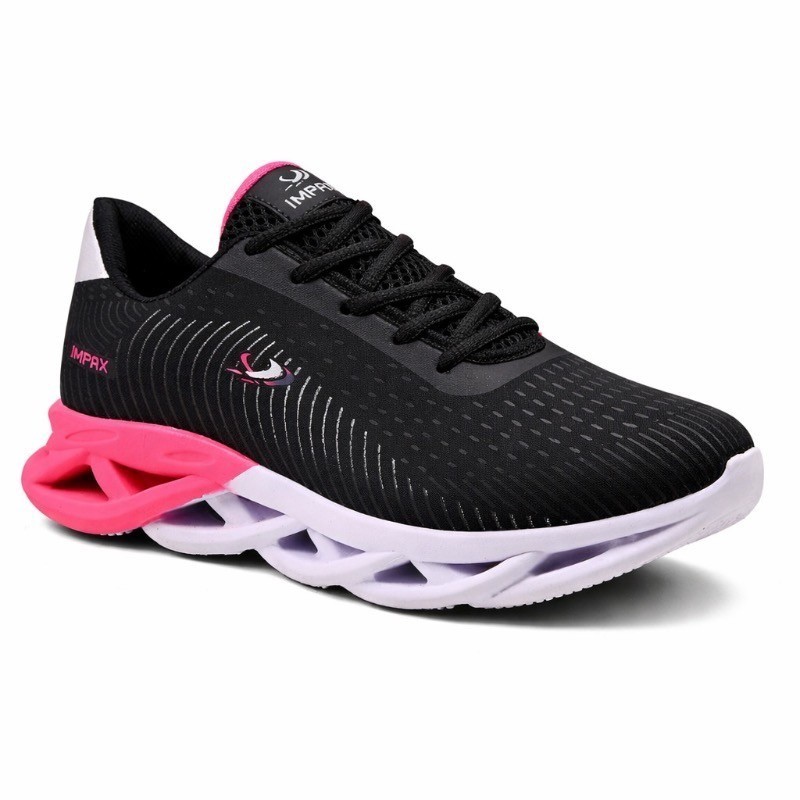 Tênis Esportivo Feminino Elegante Moderno Estiloso Confortável Resistente Treino Academia Acessível