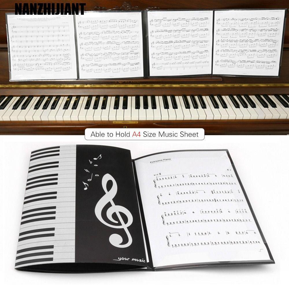 Suporte Para Partitura Musical NANZHIJIANT , Folha De Armazenamento Editável Diretamente , Pasta De Música , Tamanho A4