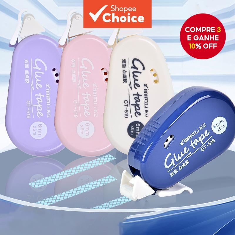 Rolo De Fita Adesiva Dupla Face Com Pontos , De Cola DIY De 6m x 6mm Para Álbum De Fotos De Colagem De Scrapbooking E Ar