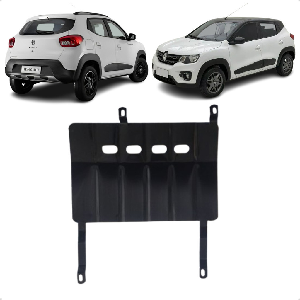 Protetor Carter Reforcado Renault Kwid 2019 2020 2021 2022 2023 2024 2025 - Peça Reforçada e Super Resistente