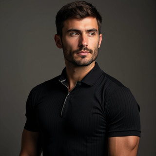 Camisa Polo Italiana Canelado Com Ziper Camiseta Slim Premium Lisa Camiseta em Oferta na Shopee