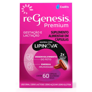 Regenesis Premium Vitaminas Lipinova 60 Cáps Exeltis S/Sabor em Oferta na Shopee