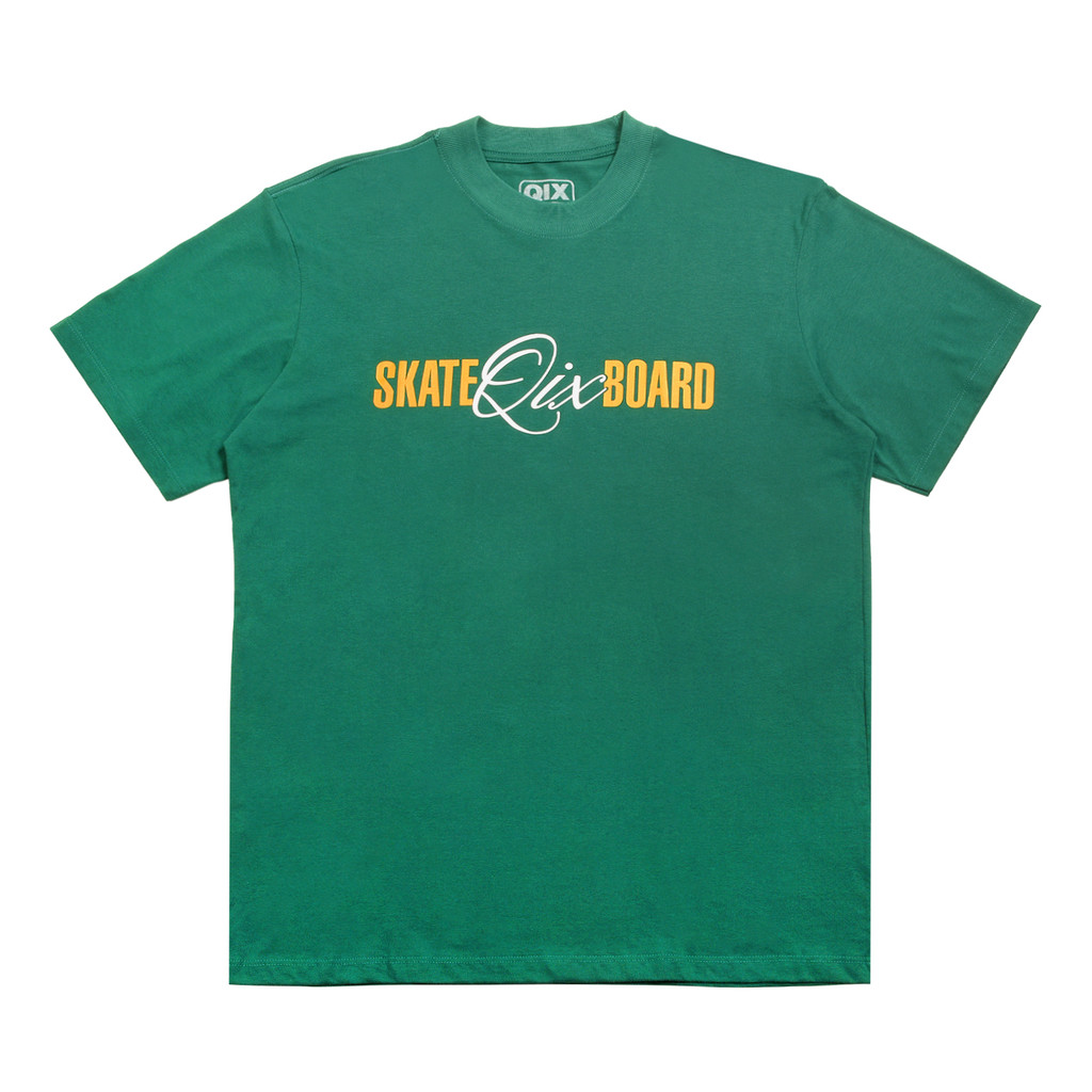 Camiseta QIX Street Skate Board SINCE 1993 Algodão Original Lançamento Plus Macia Manga Curta