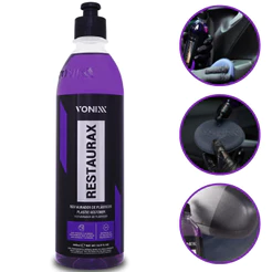 Revitalizador De Plasticos Automotivos Proteção E Brilho Restaurax Vonixx 500ml - Para-choques Painéis Formula Avançada