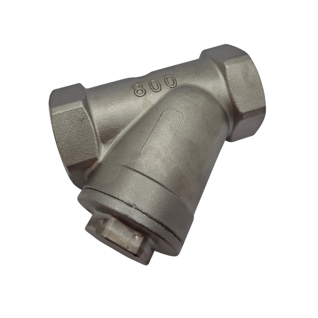 Válvula Filtro Y Total Inox Rosca 1 Polegada BSP Filtragem DN25