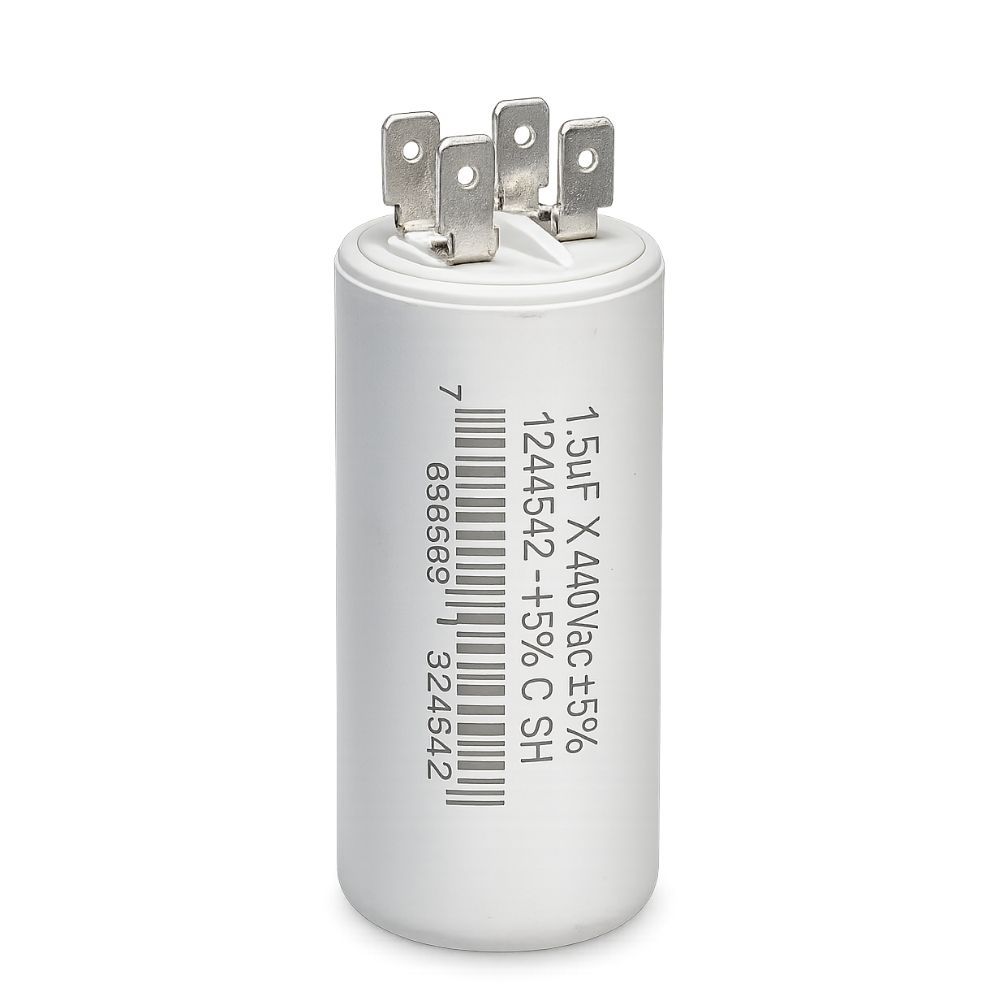 KIT 05 CAPACITOR PERMANENTE COM TERMINAL 1,5 UF/440V