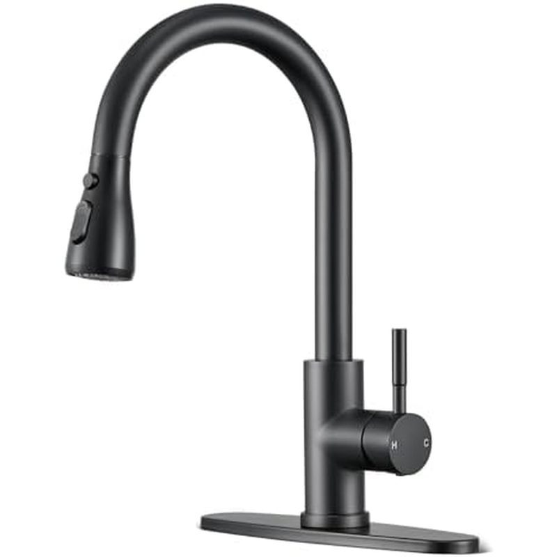 rc Single Handle Stainless Steel Sink Faucet for 1 or 3 Hole, Ideal for Farmhouse RV Laundry Bar Camper &amp; Commercial