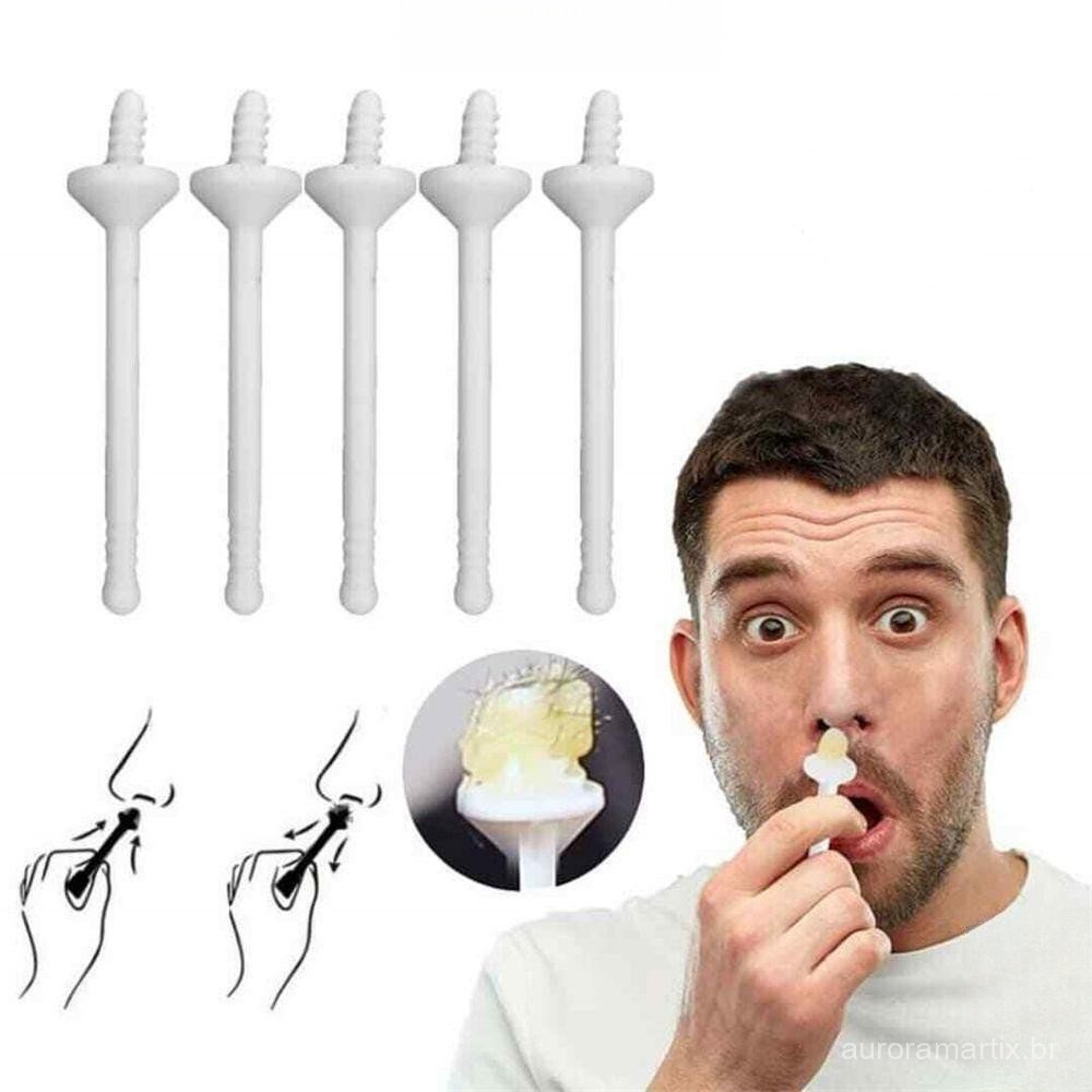 ME 10/20/50PCS Bastão De Cera Smear Wax Stick Men's Beauty Round Head Nose Groomer Removedor De Pêlos Nasais