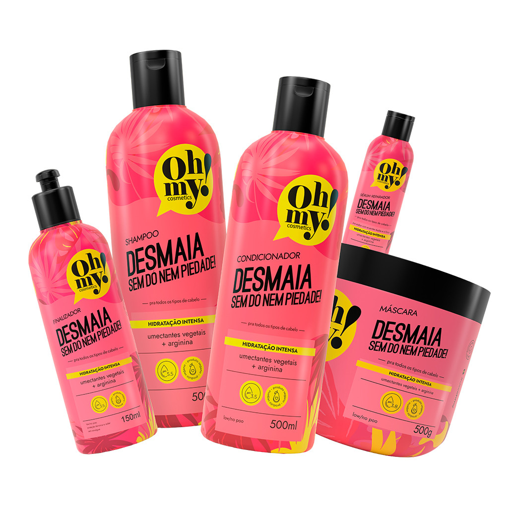Kit Desmaia sem dó nem piedade! 500ml Oh My (6 itens) | Hidratação intensa para todos os tipos de cabelo