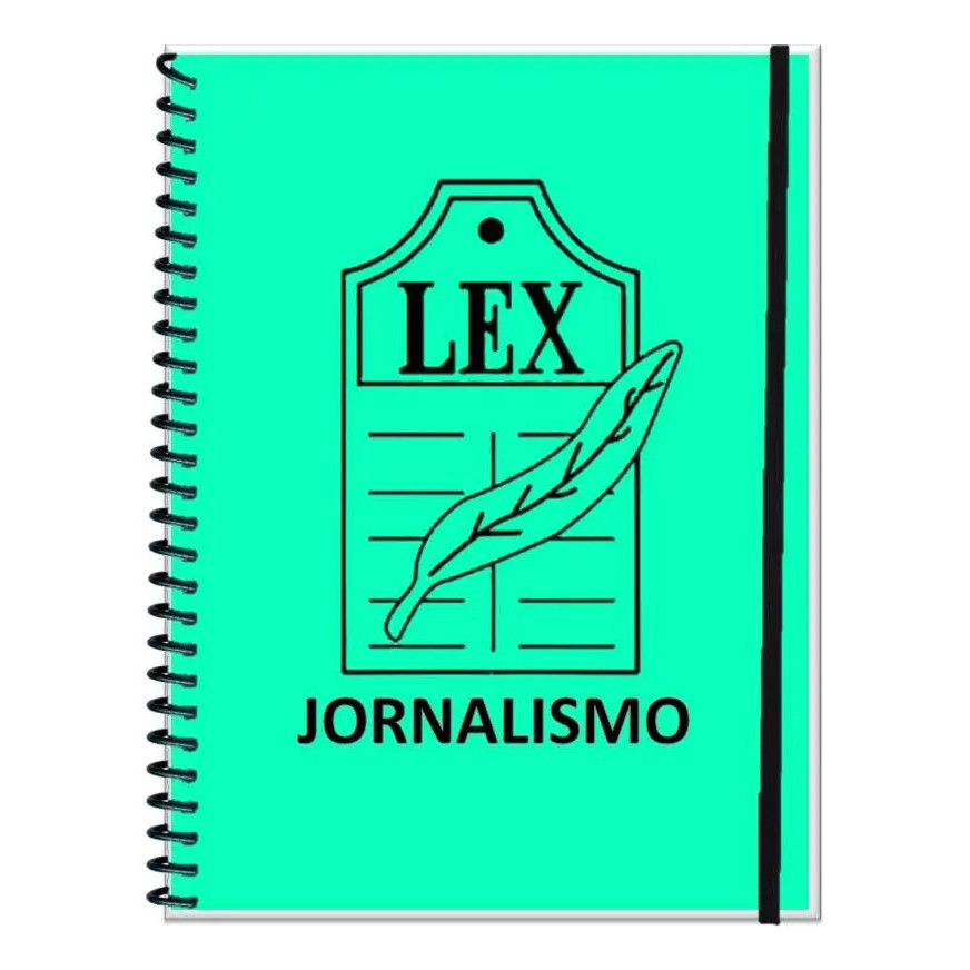 Caderno Cores Jornalismo 10 Matérias - 19x28cm
