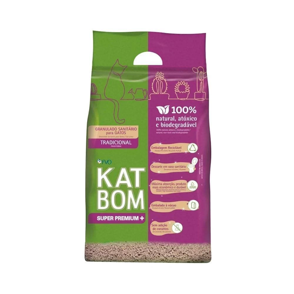 Areia Katbom Higiênica Natural Roxo 3Kg FVO