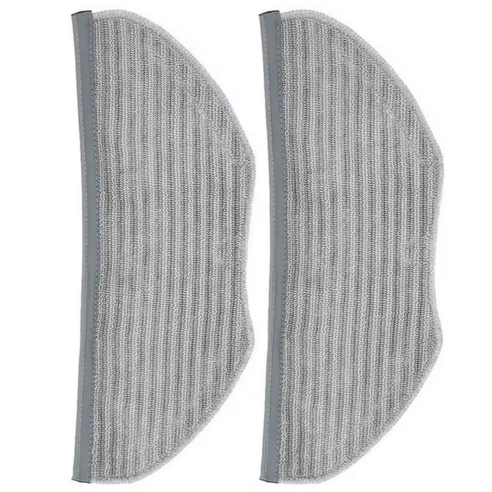 Kit 2 Panos Mop Esfregão para Robô Aspirador Compatível com Xiaomi S40C E101 S40